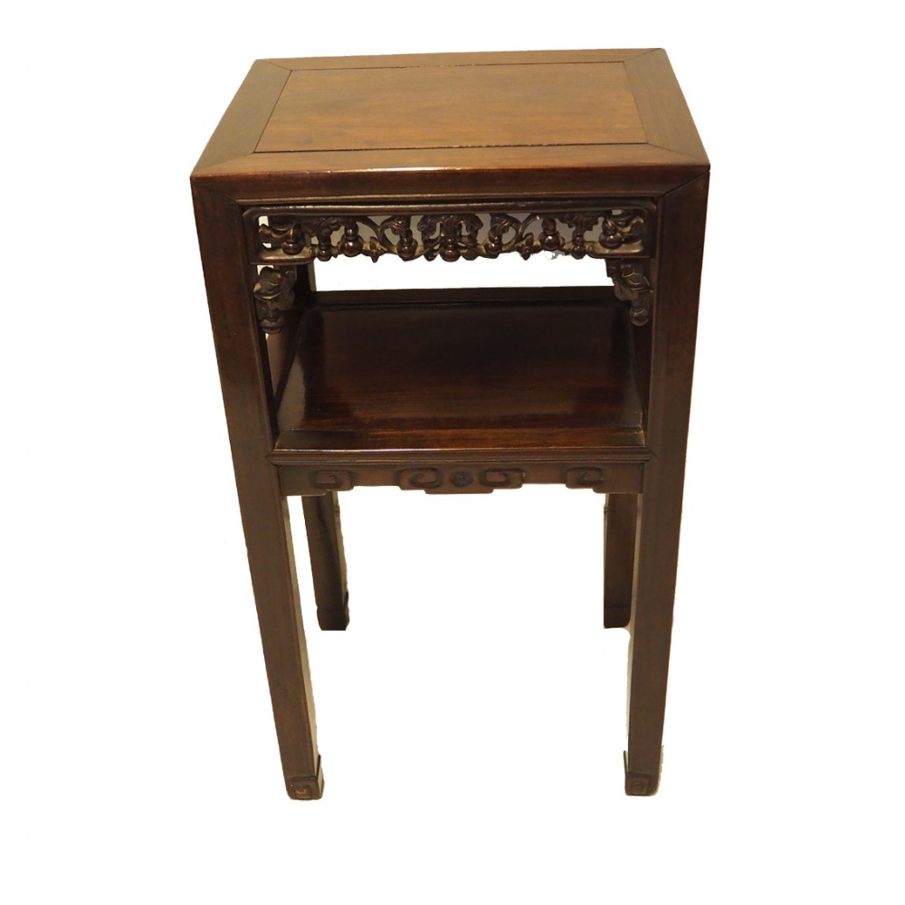 GOOD 19th CENTURY CHINESE 2 TIER TABLE