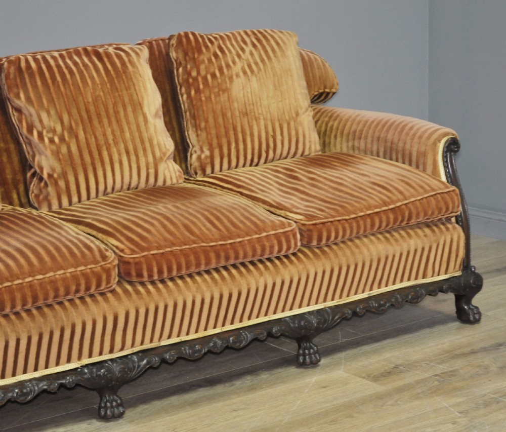 OUTSTANDING CHIPPENDALE STYLE WALNUT SUITE View V