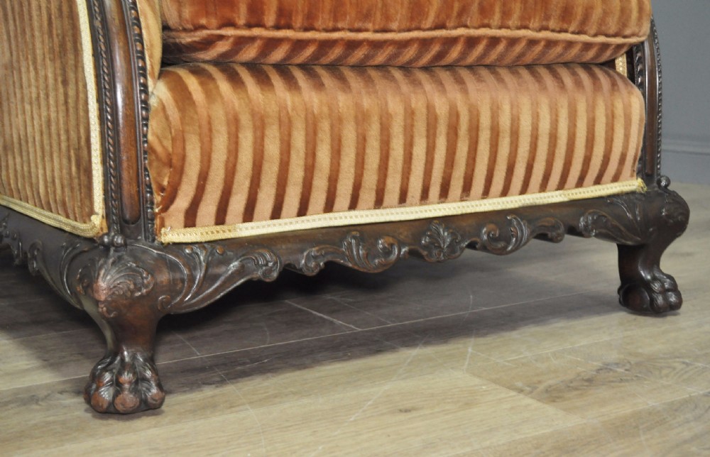 OUTSTANDING CHIPPENDALE STYLE WALNUT SUITE View X