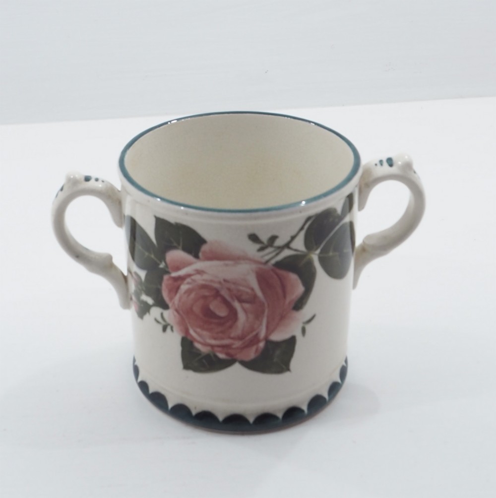 FINE & RARE SCOTTISH WEMYSS 2 HANDLED TYG
