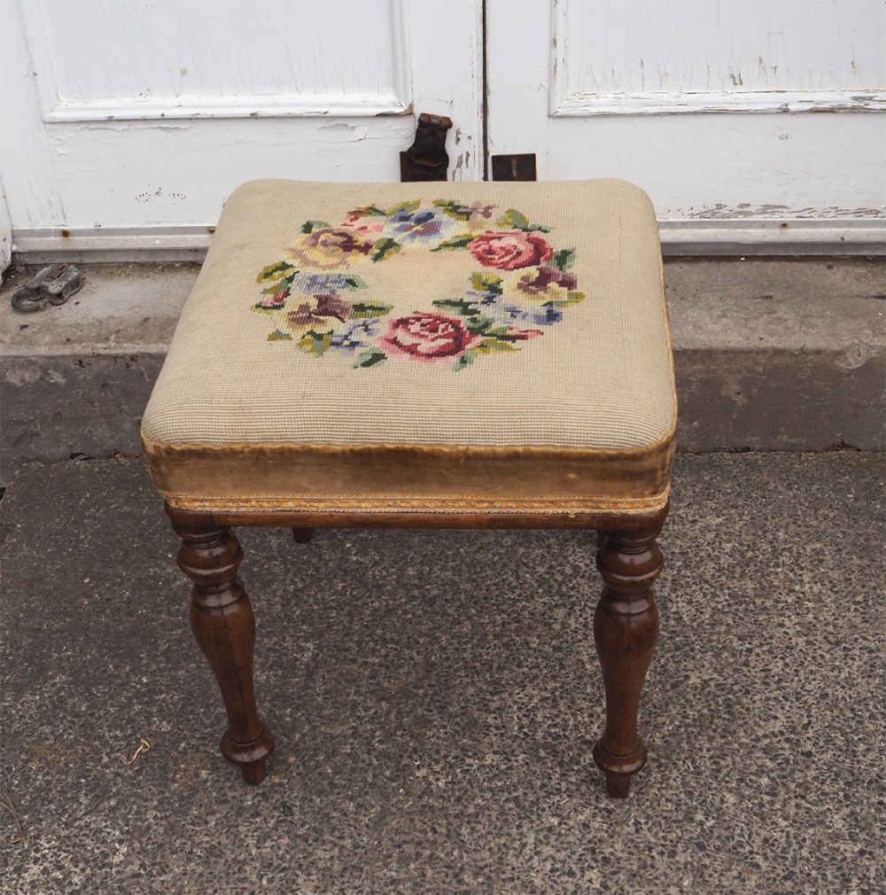 EARLY 19TH CENTURY ROSEWOOD HIGH STOOL