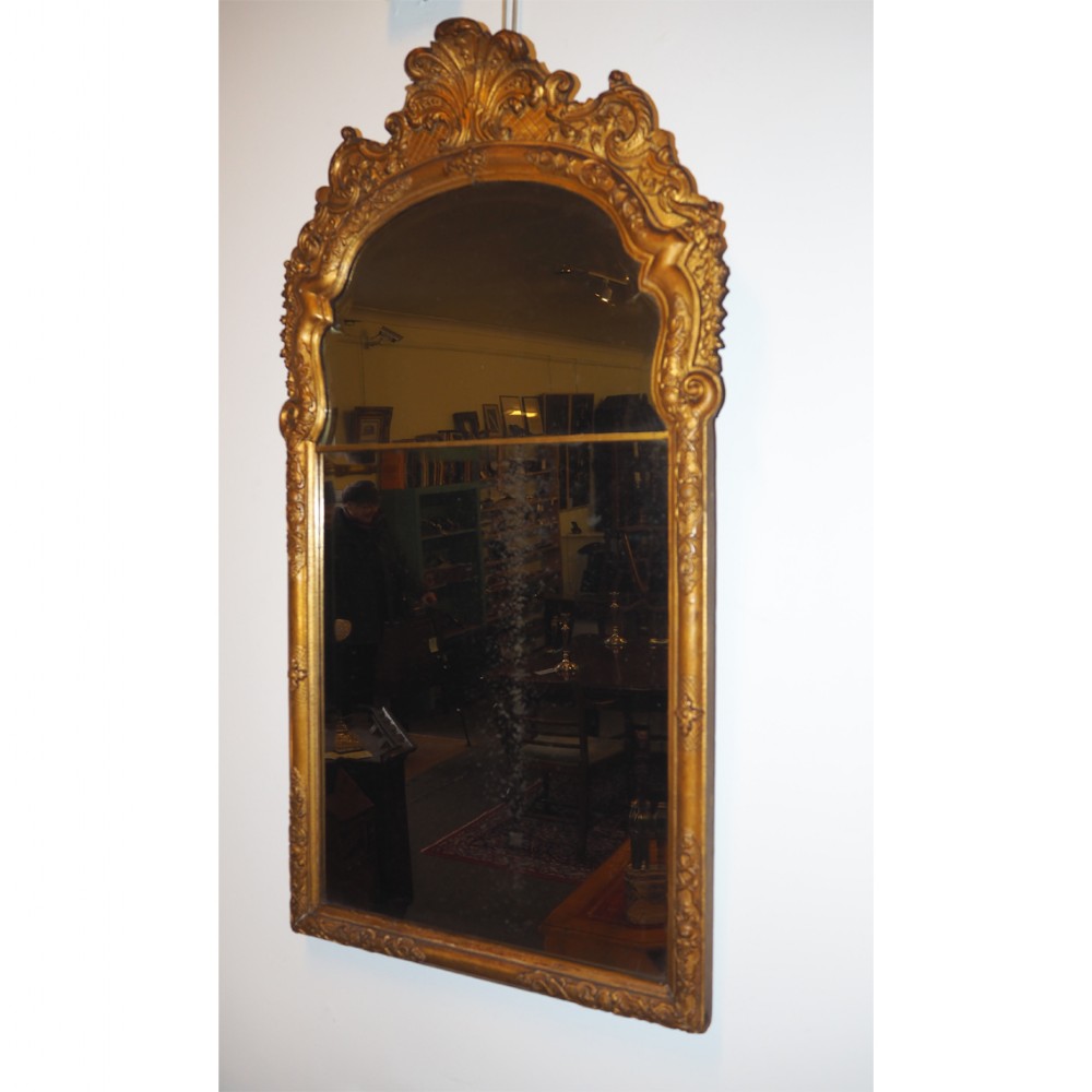 EARLY 19th CENTURY DUTCH GILT MIRROR