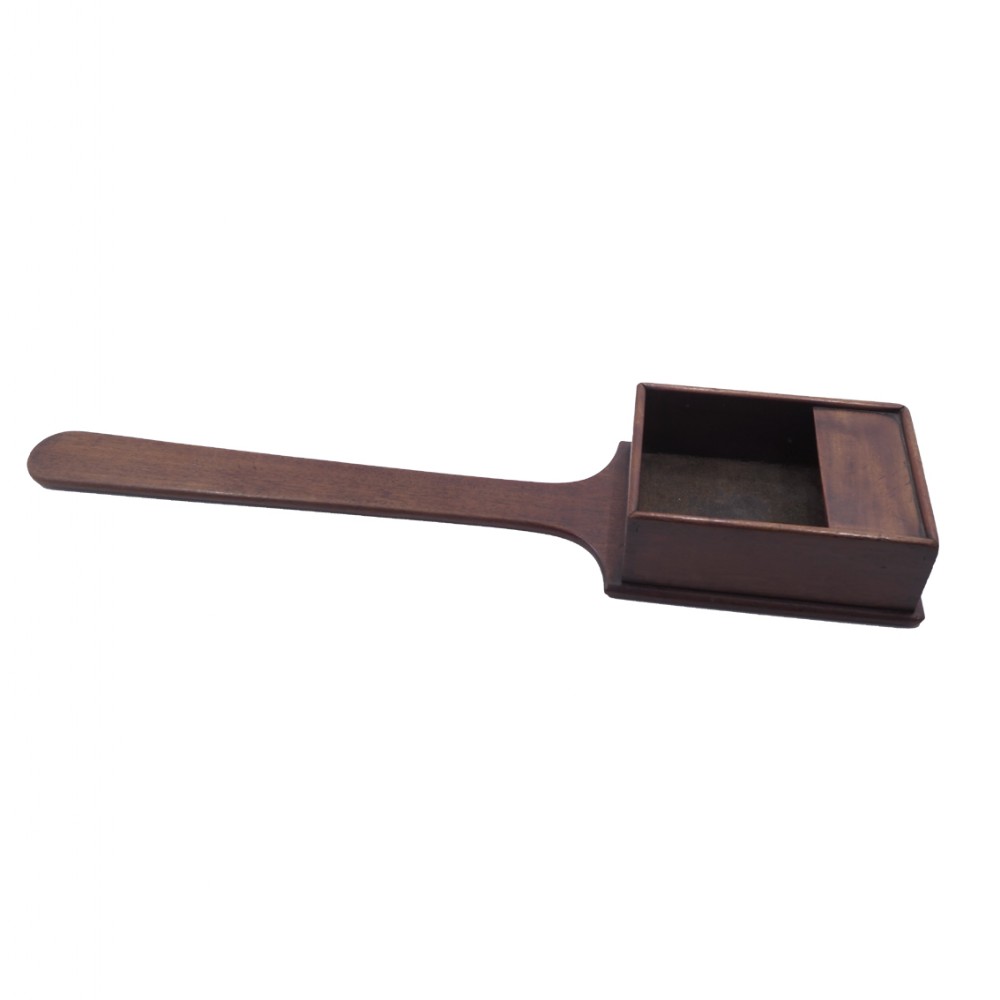 18th CENTURY GEORGIAN WALNUT COLLECTION BOX