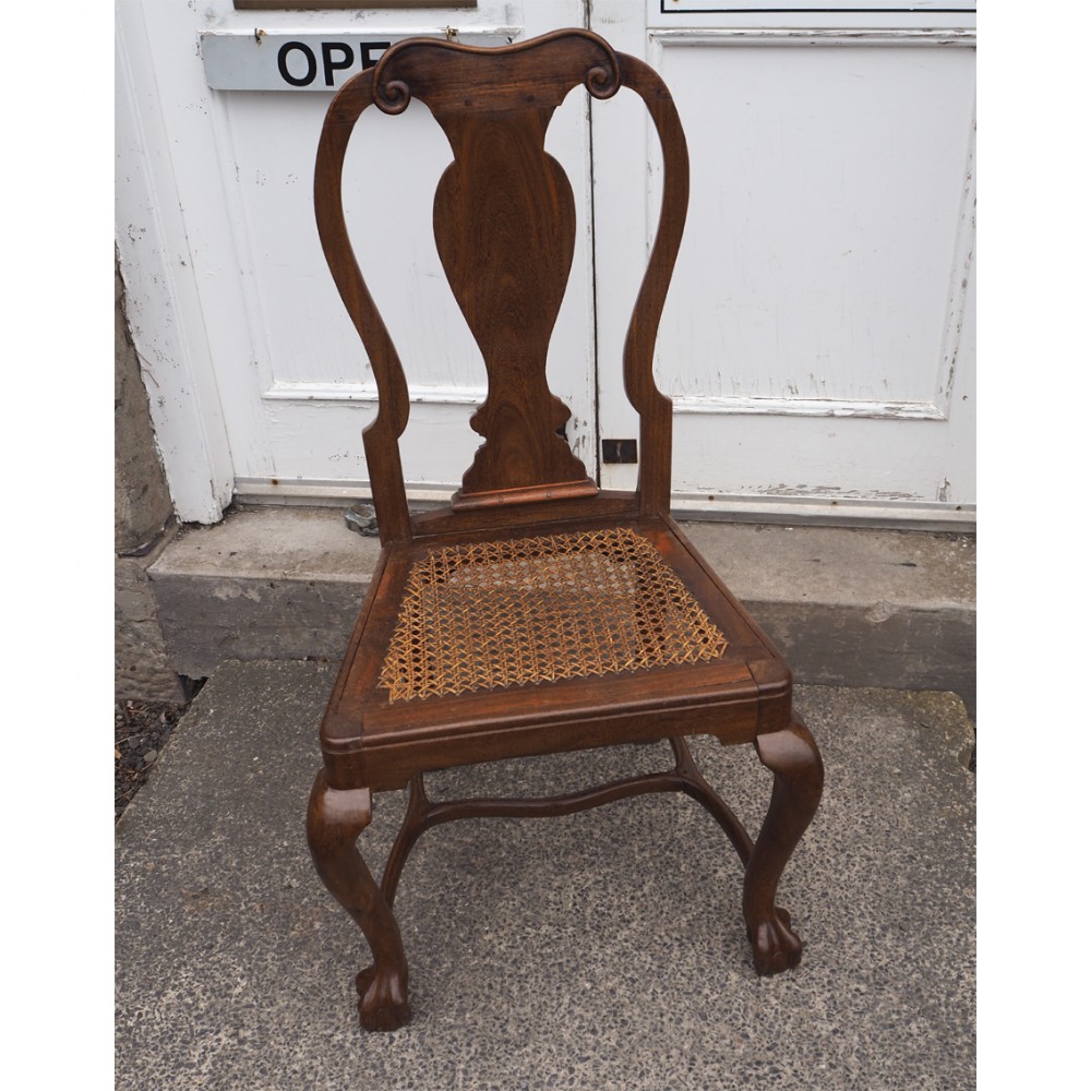 RARE 18th CENTURY PADOUK WOOD HAND CHAIR