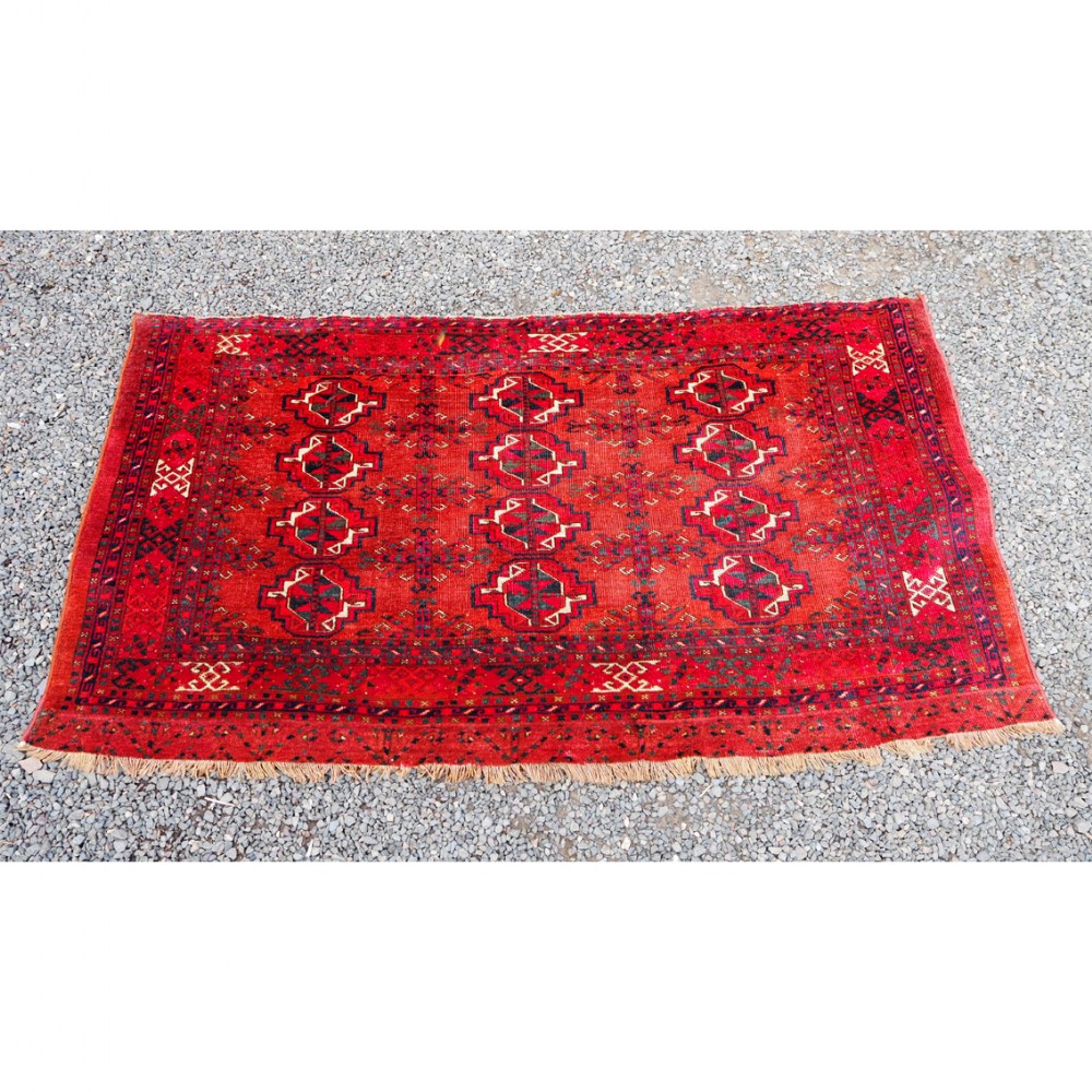 ANTIQUE AFGHAN ERSARI GUL WALL HANGING