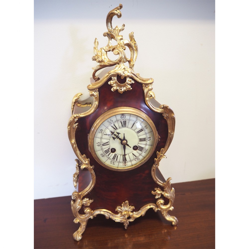 19th CENTURY FRENCH TOTOISE-SHELL CLOCK