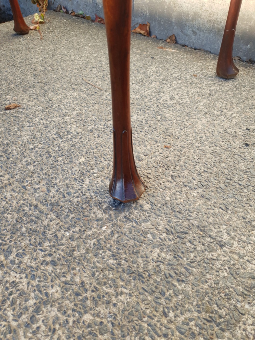 GEORGE 3rd STYLE IRISH MAHOGANY SILVER TABLE View VI