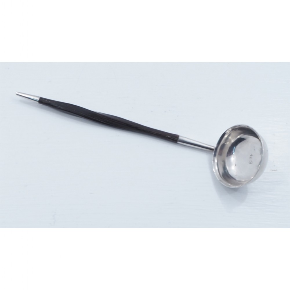 LATE 18th CENTURY SCOTTISH SILVER SAUCE LADLE