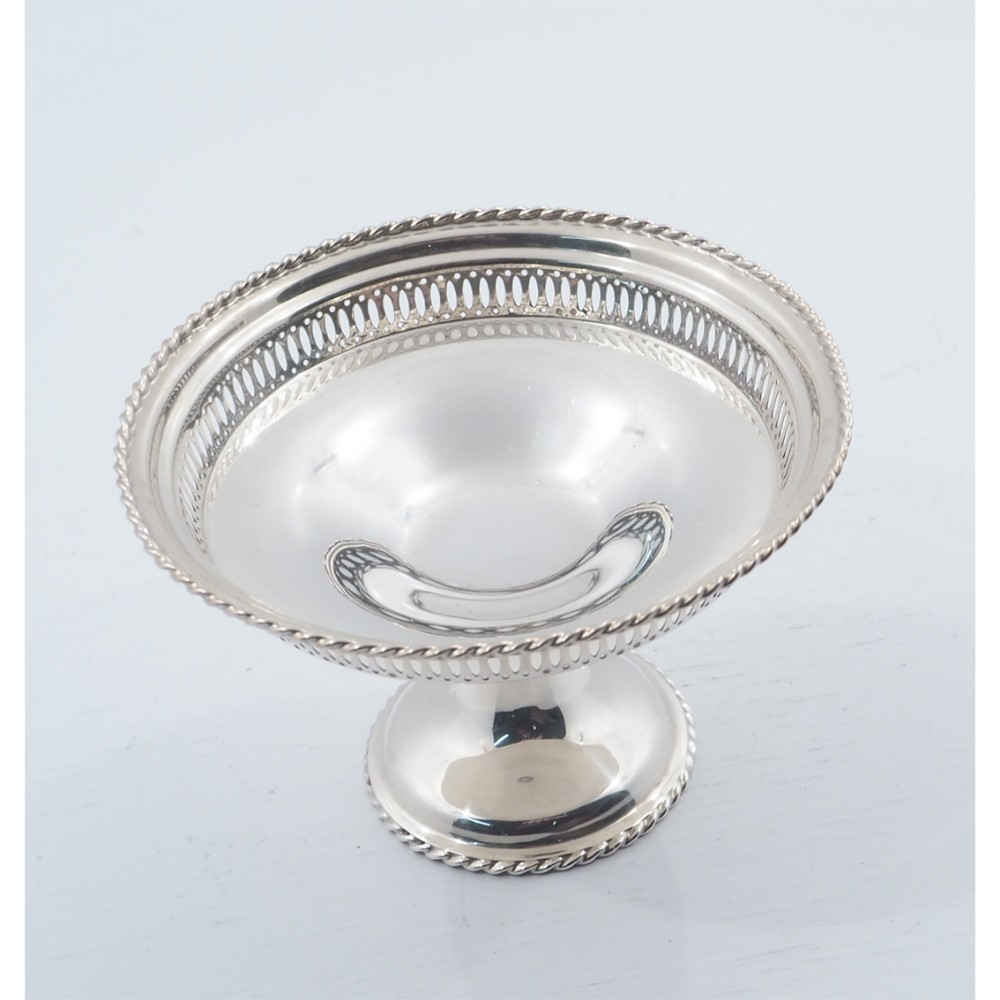 PRETTY SILVER BONBON DISH. BIRMINGHAM 1922