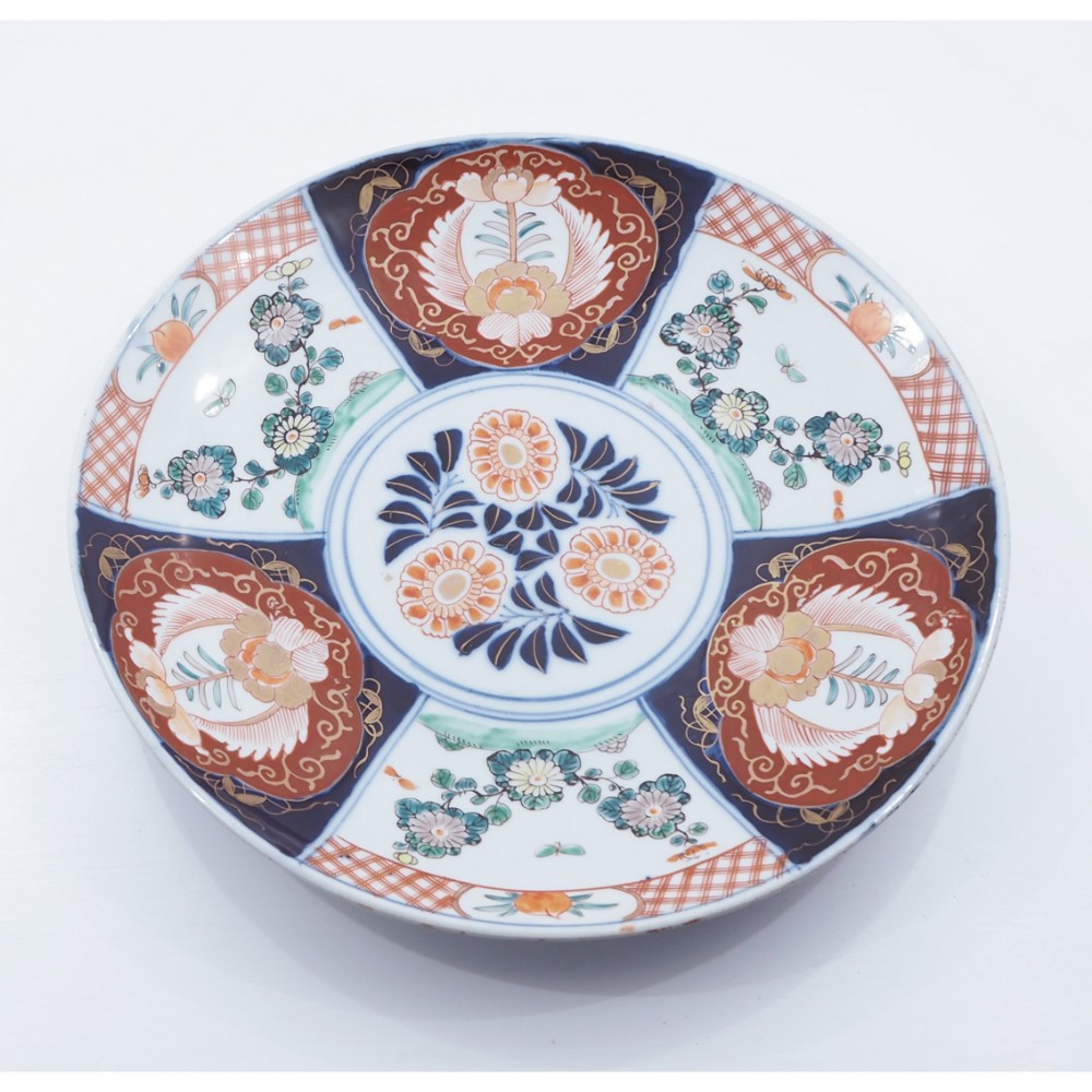 LARGE 19th CENTURY JAPANESE IMARI CHARGER