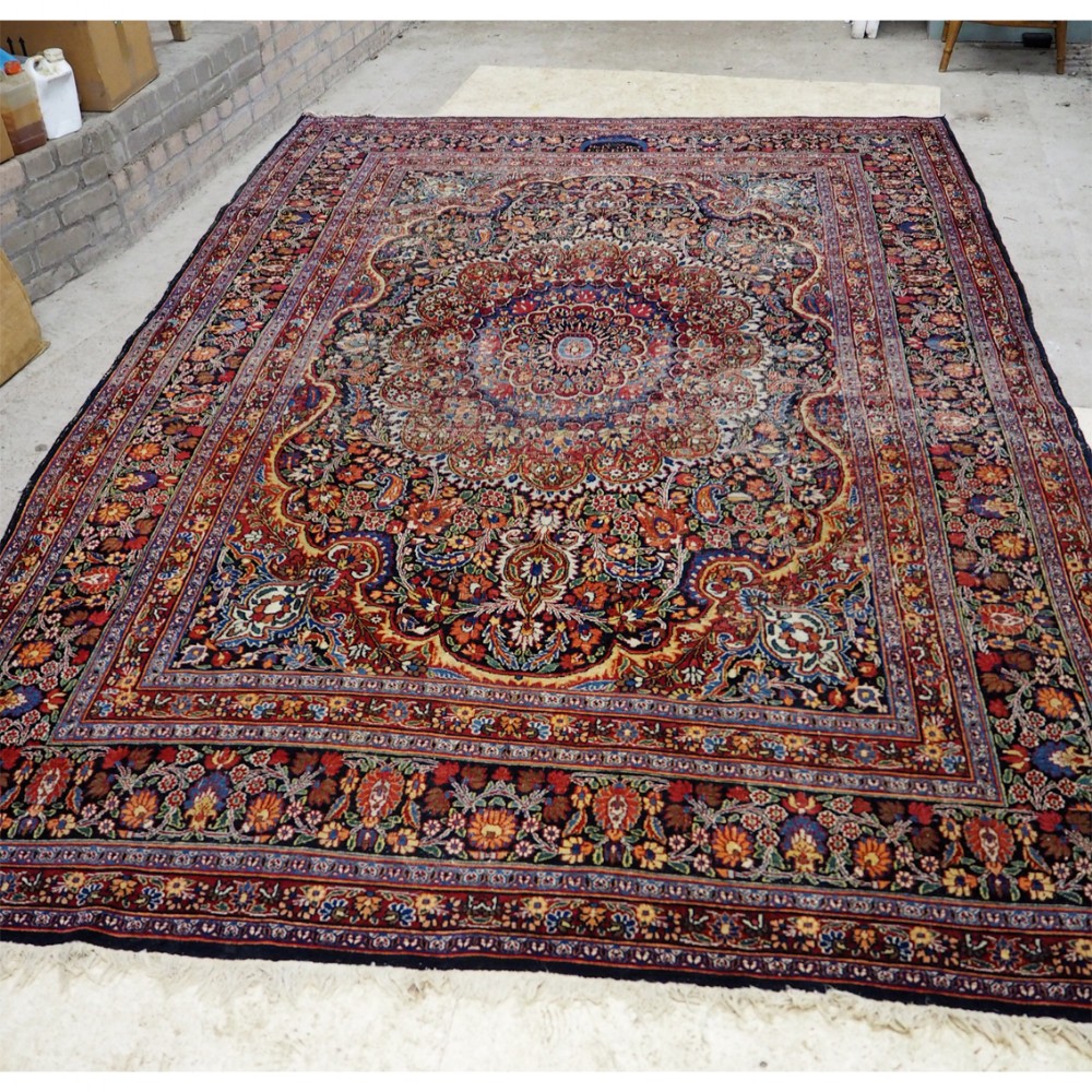 LARGE EARLY PERSIAN KHORASAN MESHAD CARPET