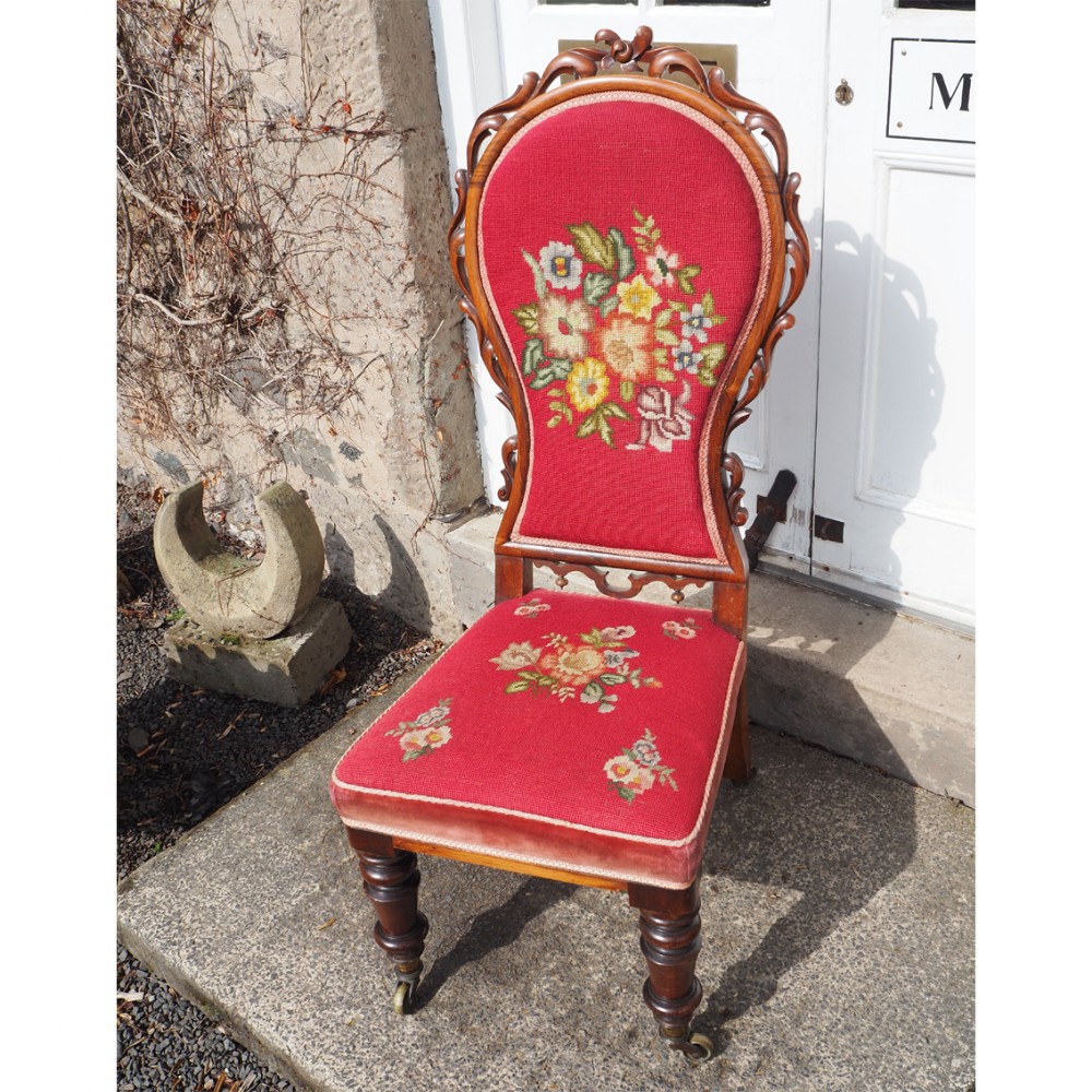 WILLIAM IV ROSEWOOD NURSING CHAIR