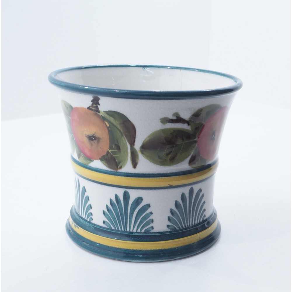 RARE WEMYSS FERN & APPLES FLOWER POT