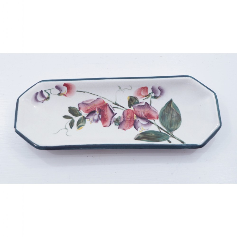 BEAUTIFUL WEMYSS SWEET PEAS PEN TRAY