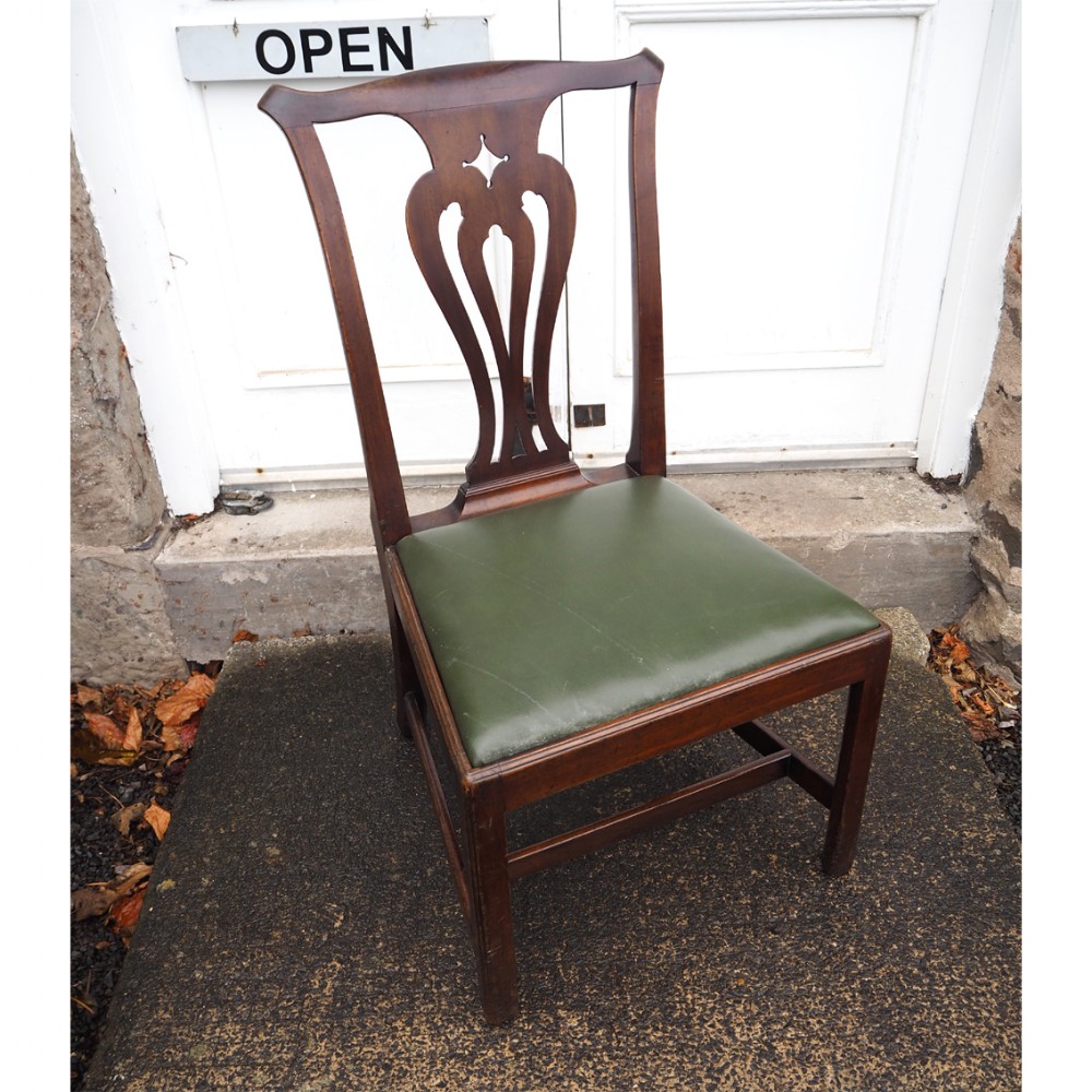FINE GEORGE 2nd CUBAN MAHOGANY CHAIR