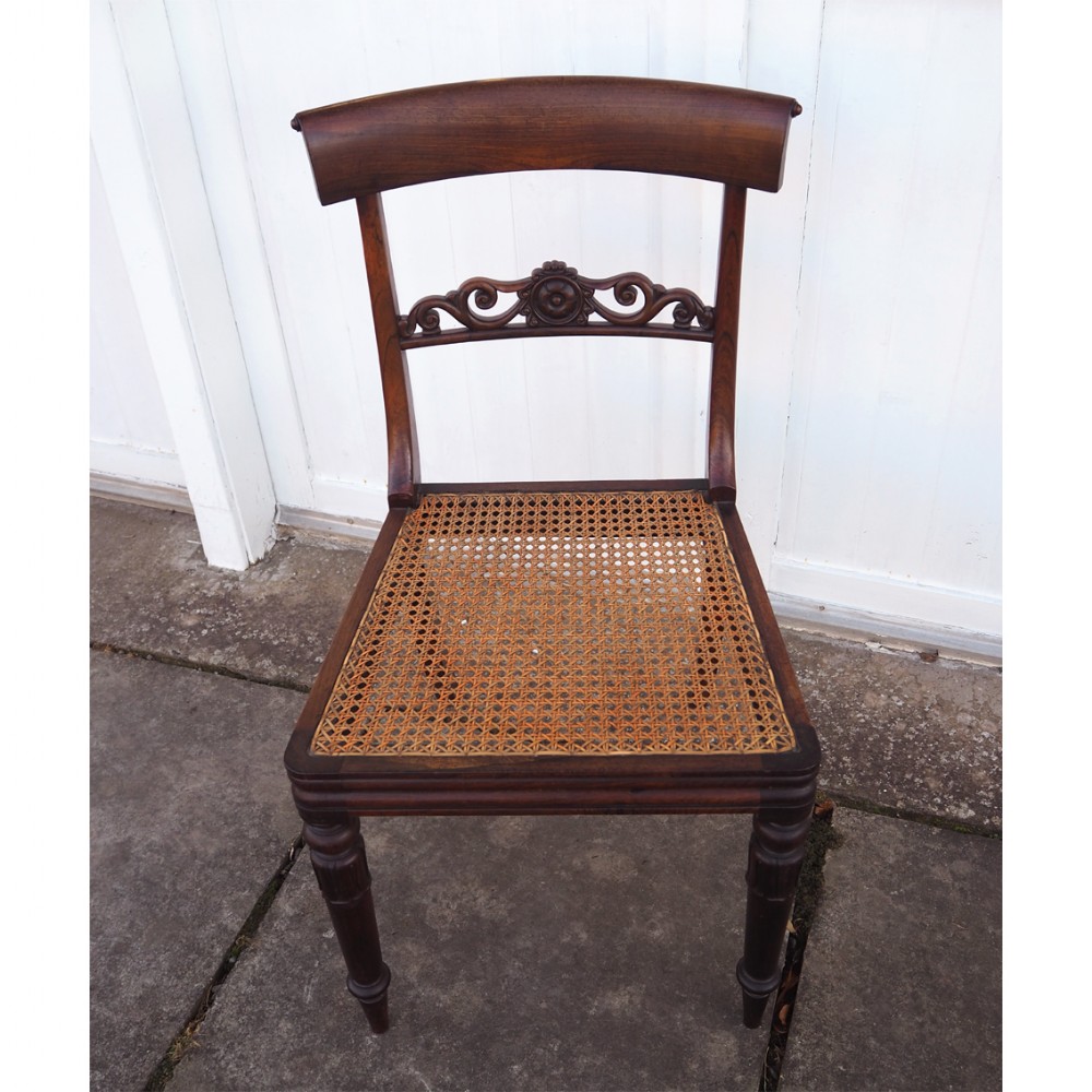 WILLIAM IV ROSEWOOD SINGLE DINING CHAIR
