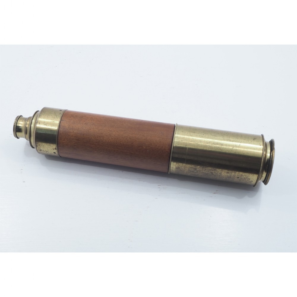 GOOD VICTORIAN 5 DRAW BRASS TELESCOPE