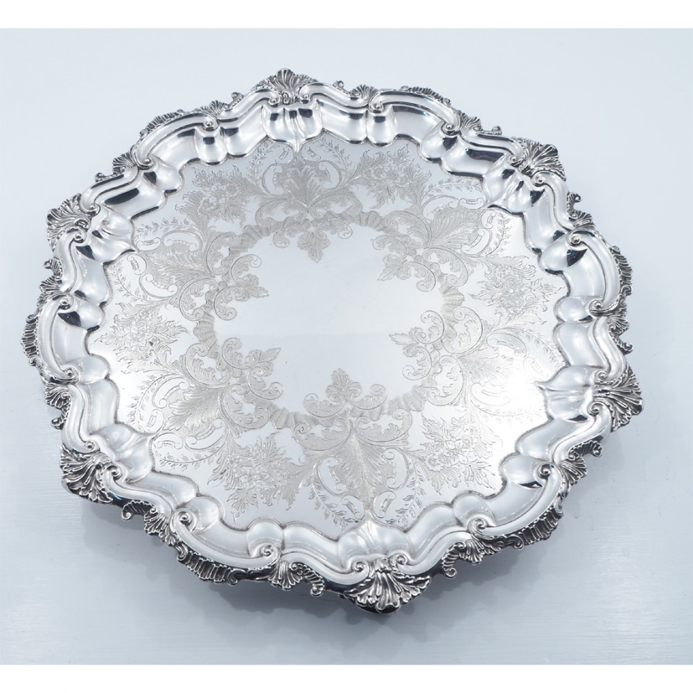 SUBLIME LARGE SIZE EARLY EPNS SALVER