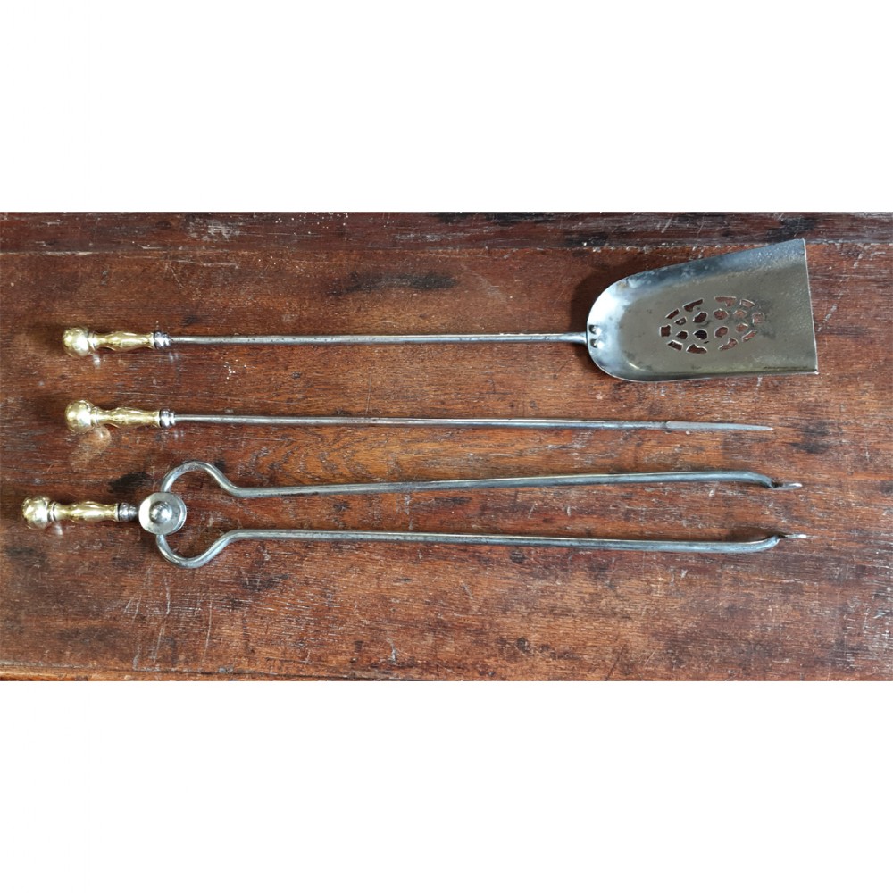 SET OF 18th CENTURY GEORGIAN FIRE IRONS