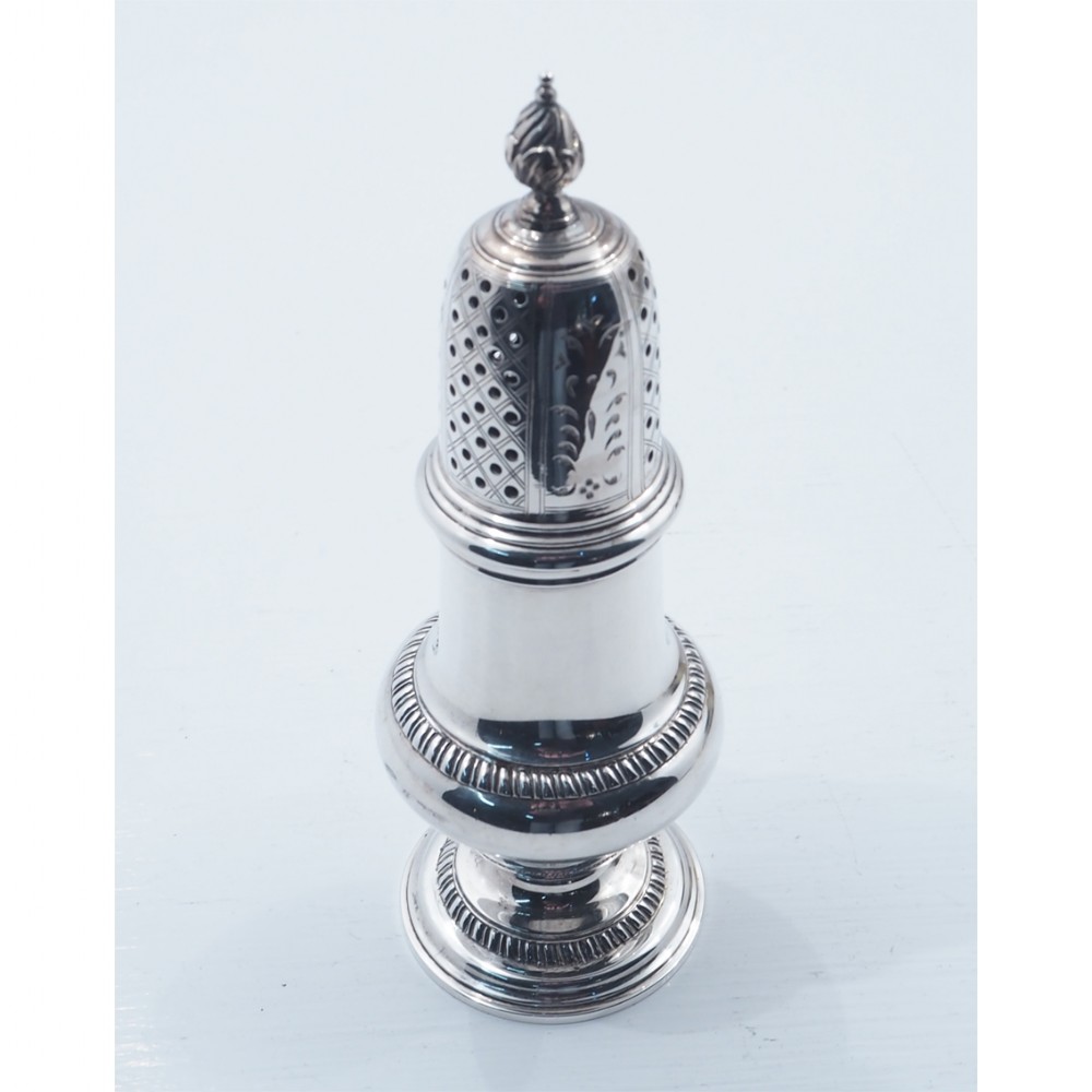 SUPERB HEAVY SILVER SUGAR CASTOR