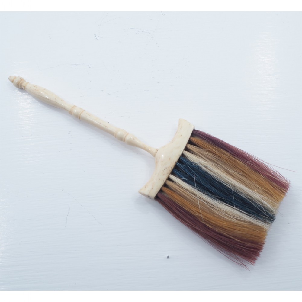 BEAUTIFUL 19TH CENTURY BONE HANDLED BRUSH