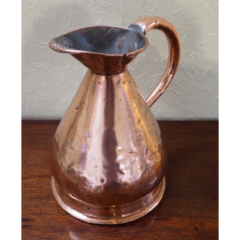 VICTORIAN HALF GALLON COPPER MEASURE
