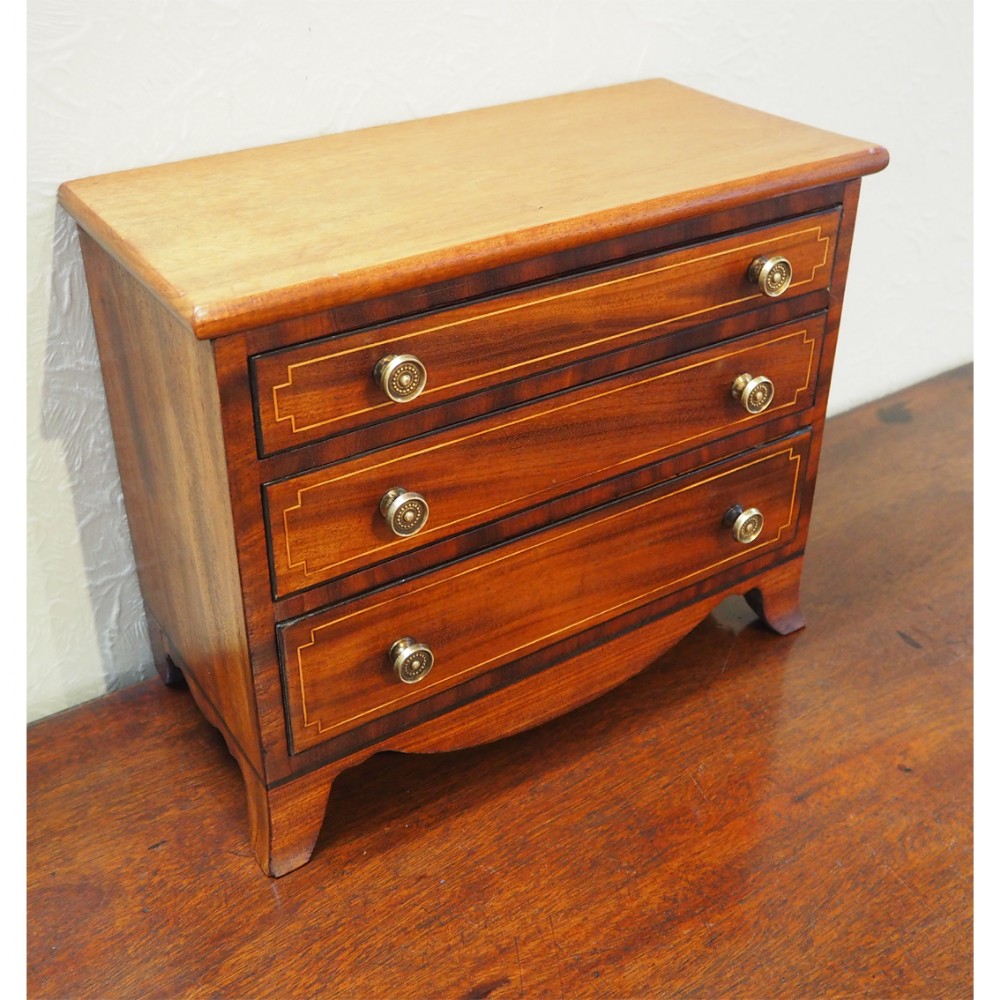 SUPER MINIATURE GEORGIAN SCOTTISH CHEST 