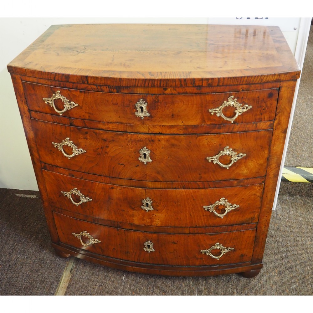 GORGEOUS SMALL ELM BOW FRONT CHEST 