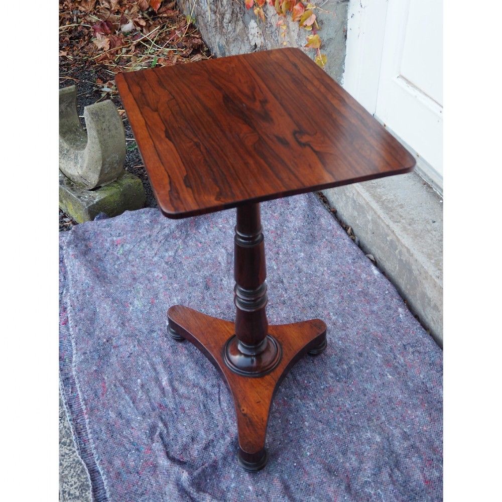 REGENCY ROSEWOOD WINE TRIPOD TABLE