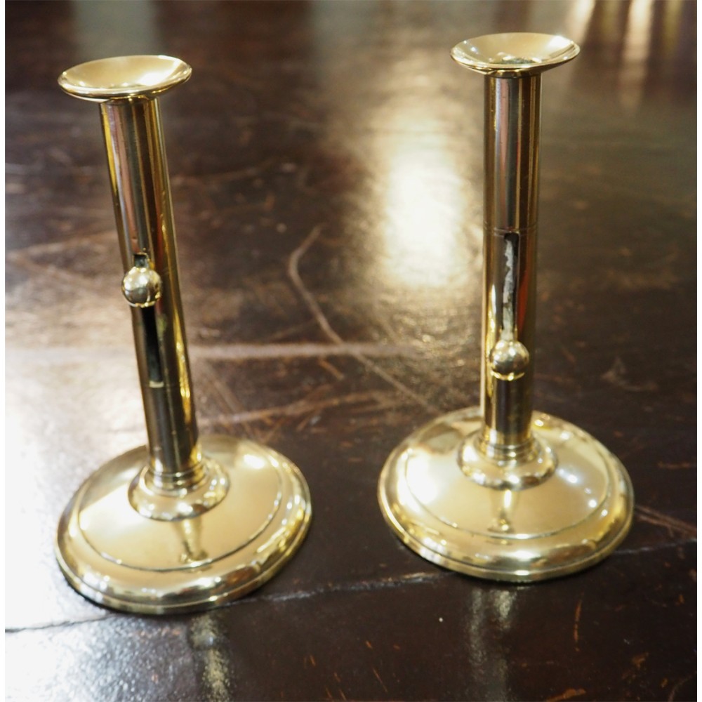 RARE PAIR OF 18TH CENTURY TAPER STICKS