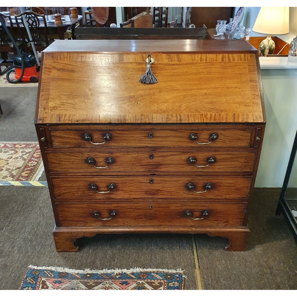 ALL ORIGINAL GEORGE 3rd MAHOGANY BUREAU