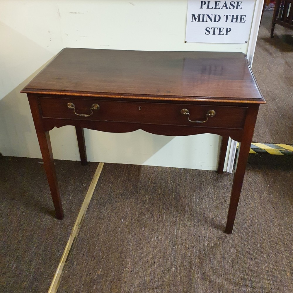 GEORGE 3RD CUBAN MAHOGANY SIDE TABLE