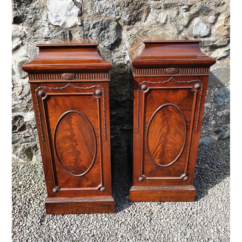 Fine Pair of Gillows Pedestal Cabinets