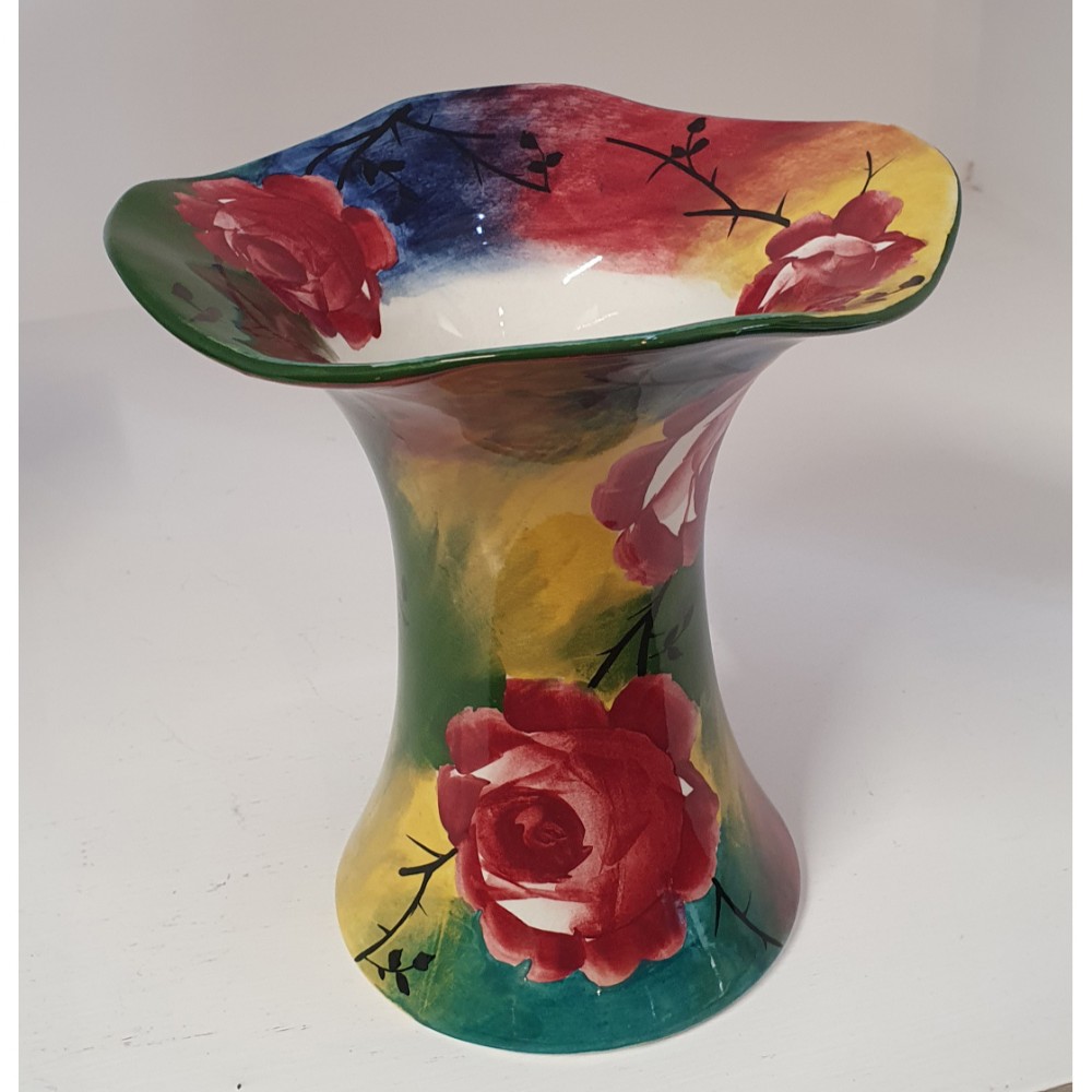 Superb Scottish Jazzy Wemyss Vase