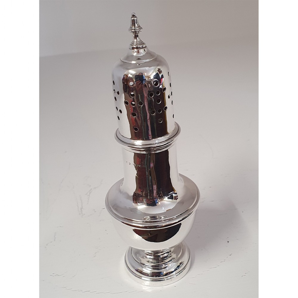 EDWARDIAN SILVER SUGAR CASTOR / SHAKER