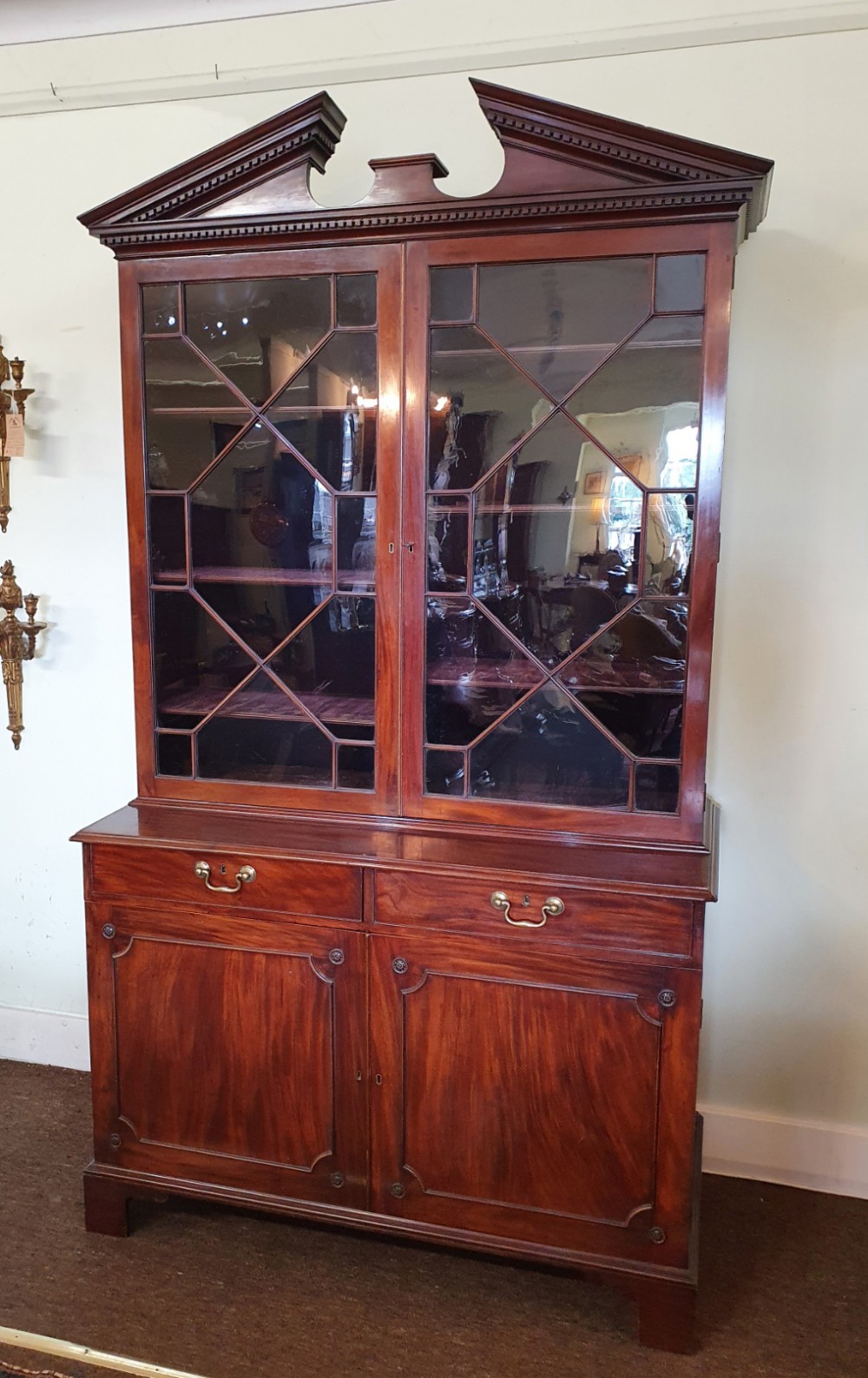 18th Century Chippendale Mahogany Bookcase