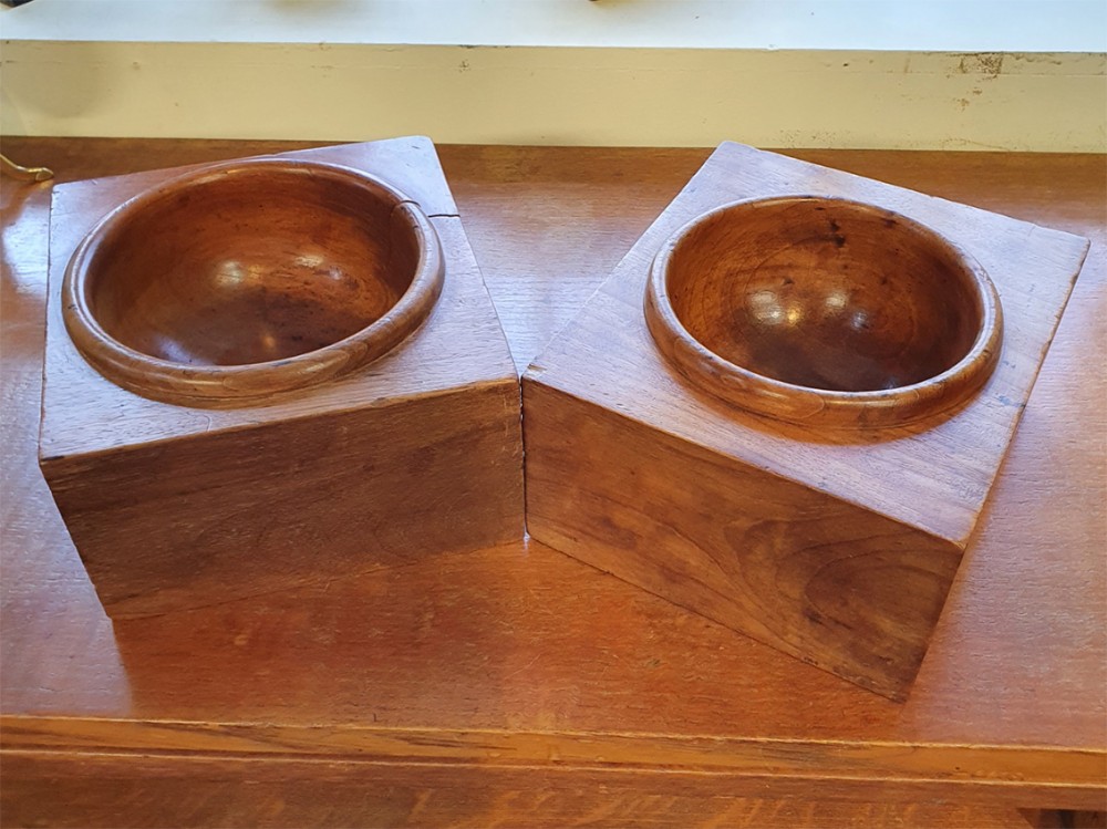 Unusual Pair of Georgian Coin Pots  