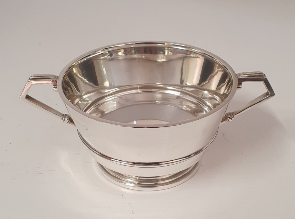 Twin Handled Silver Bowl. Birmingham 1935