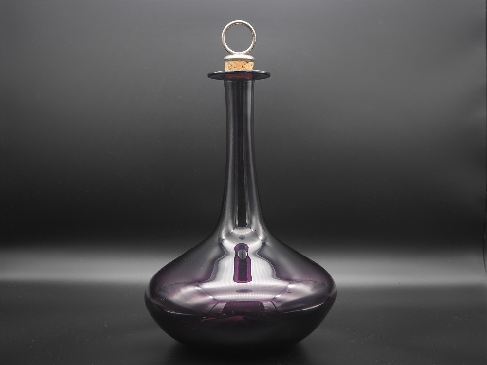 Rare Colour Georgian Amethyst Decanter 