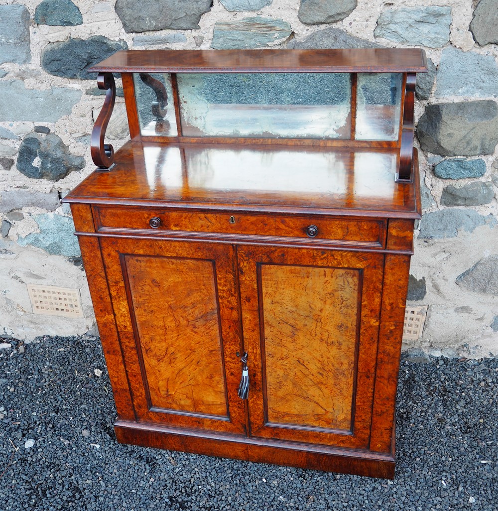 Scottish Burr Oak Chiffonier with provenance
