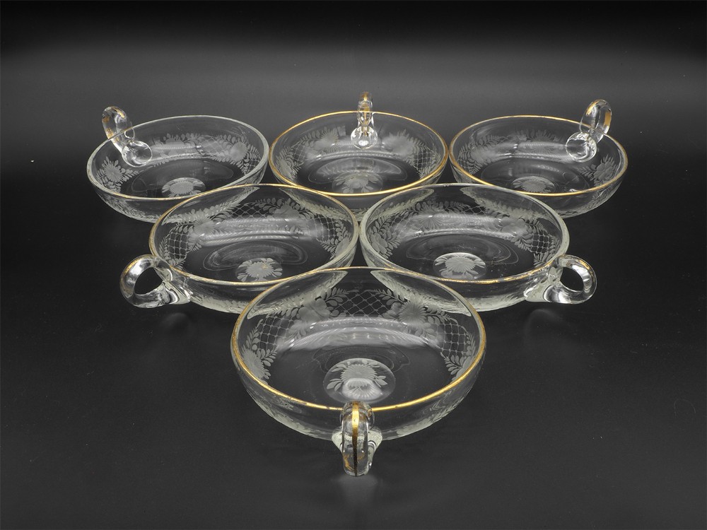 Fine Set of 6 French Champagne Tasters