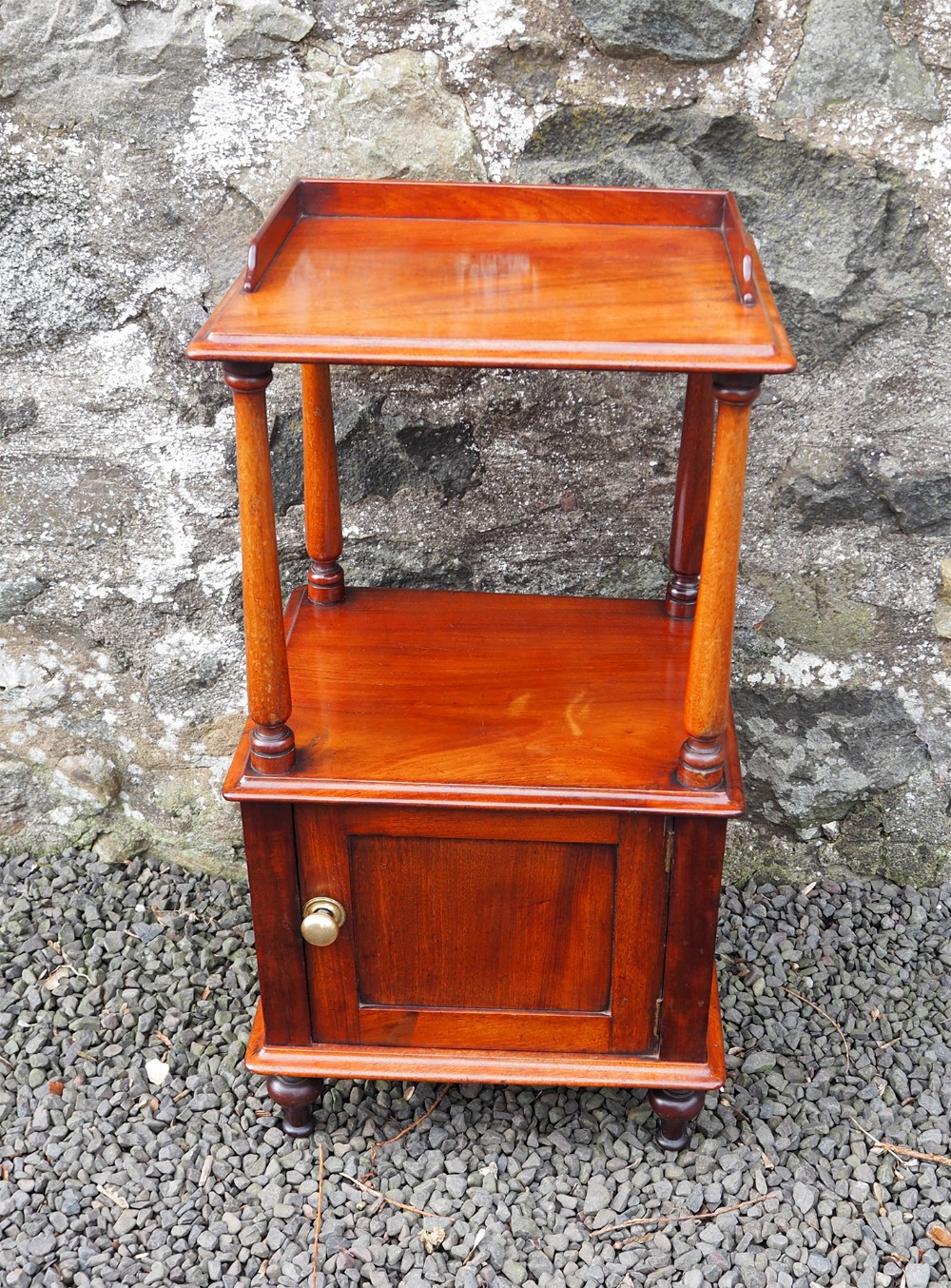 19th Century 2 Tier Bedside Cabinet