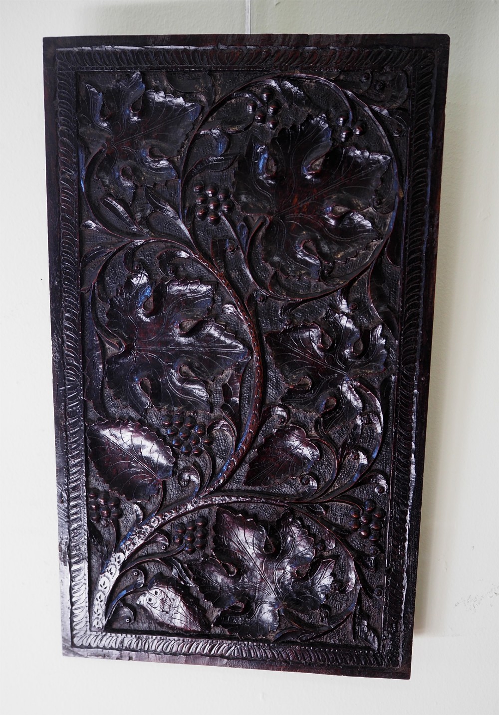 17th Century Carved Walnut Panel