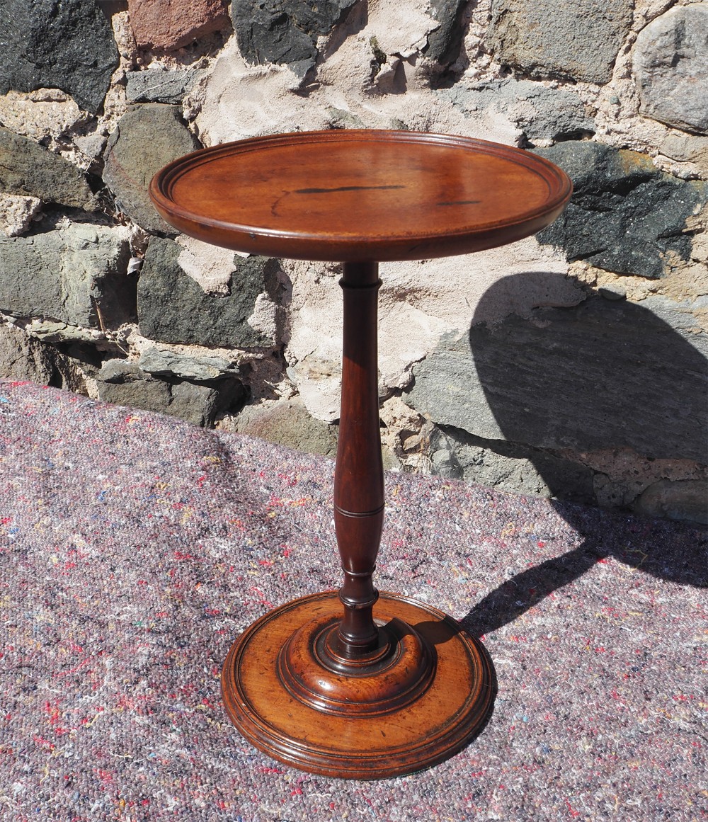 George 3rd Mahogany Candle Stand