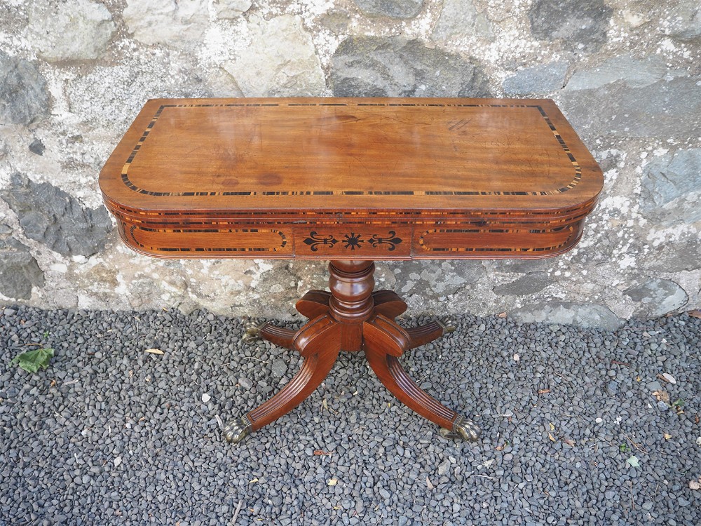 William Trotter Mahogany Card Table