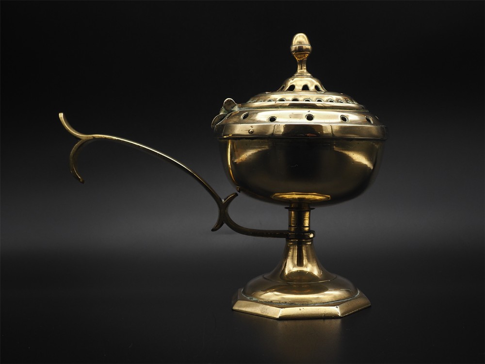 Nice shape Georgian Brass Incense Burner