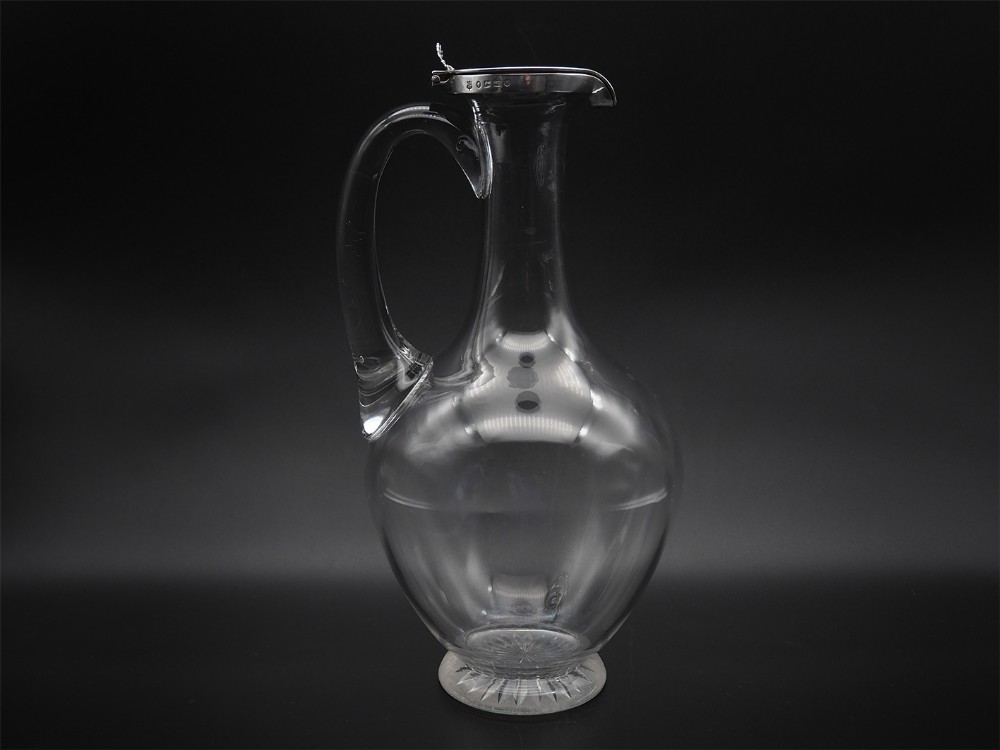 Victorian Silver Topped Claret Jug.