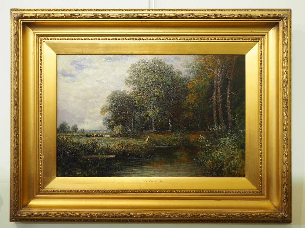 J. D. Shields. Oil on Canvass Riverscape