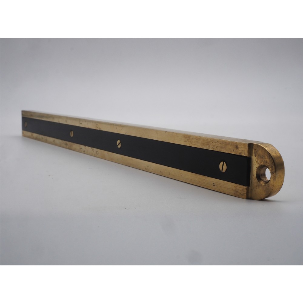 Rare Rabone Ebony & Bronze Ullage Rule