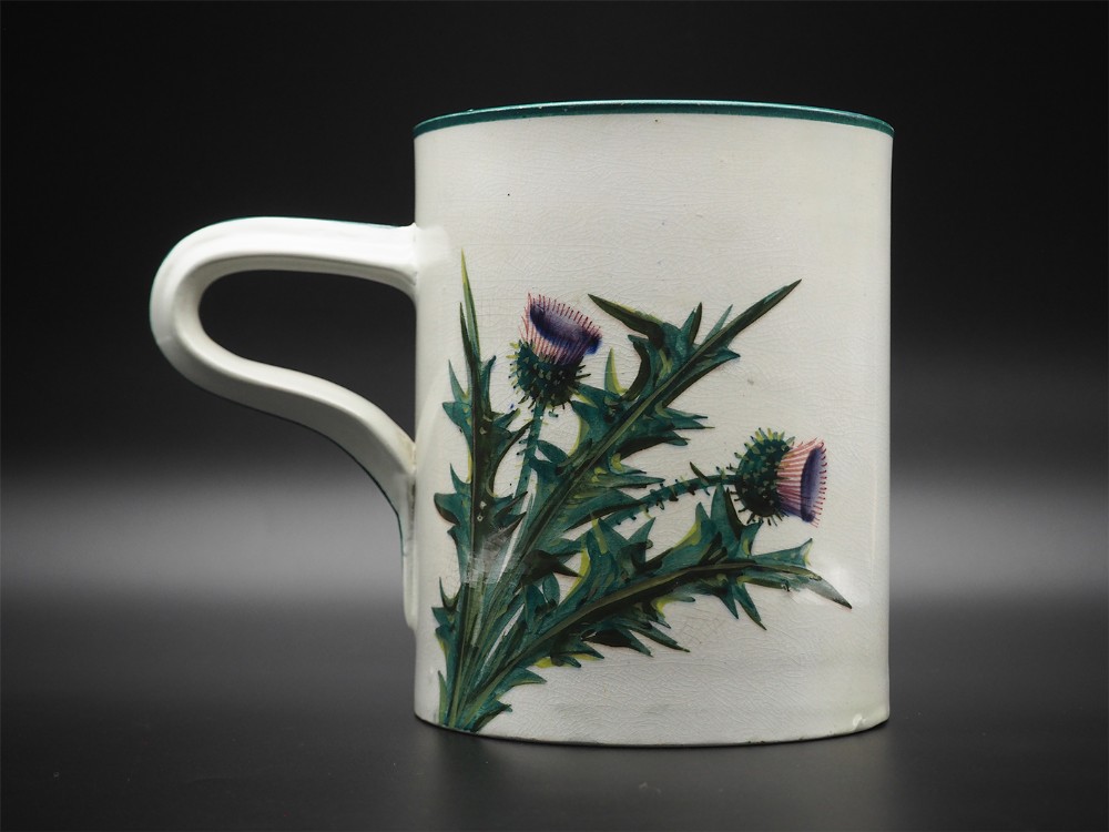 Impressive Large Scottish Wemyss Tankard